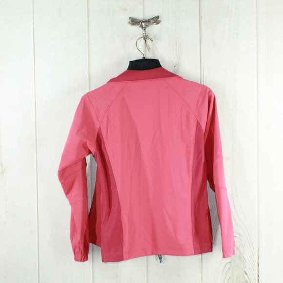 Marmot Pink Nylon Full Zip Lightweight Rain Jacket Size S P - Picture 7 of 10